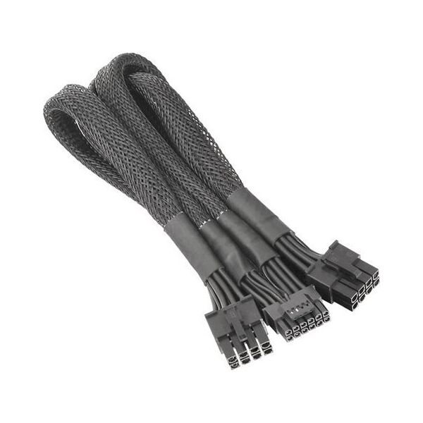 Thermaltake 12VHPWR - PCIe 8-pin x2, 0.6m, Czarny (AC-063-CN1NAN-A1)