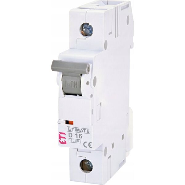 Etipo Wyłącznik nadprądowy ETI Polam Asti Etimat 6 002161516 1P D 16A 6kA AC