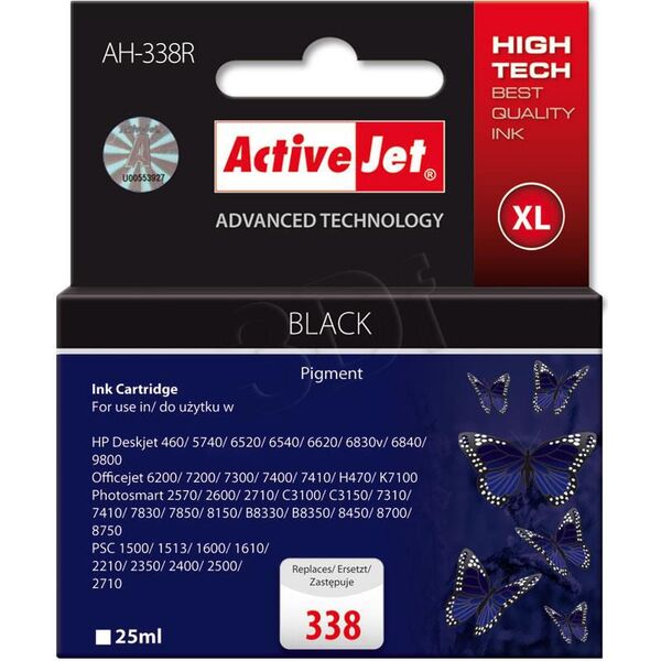 Tusz Activejet tusz AH-338R / C8765E nr 338 (black)