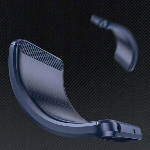 Θήκη Hurtel Silicone Carbon για iPhone 16 Pro - μπλε 14295395 5907770000000