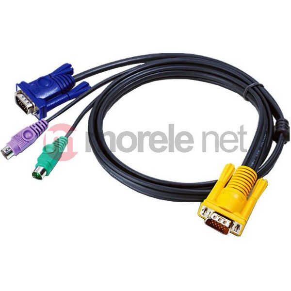 Aten Kable KVM, 3m, Czarny (2L5202P)