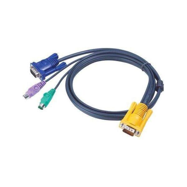 Aten Kable KVM, 3m, Czarny (2L5203P)