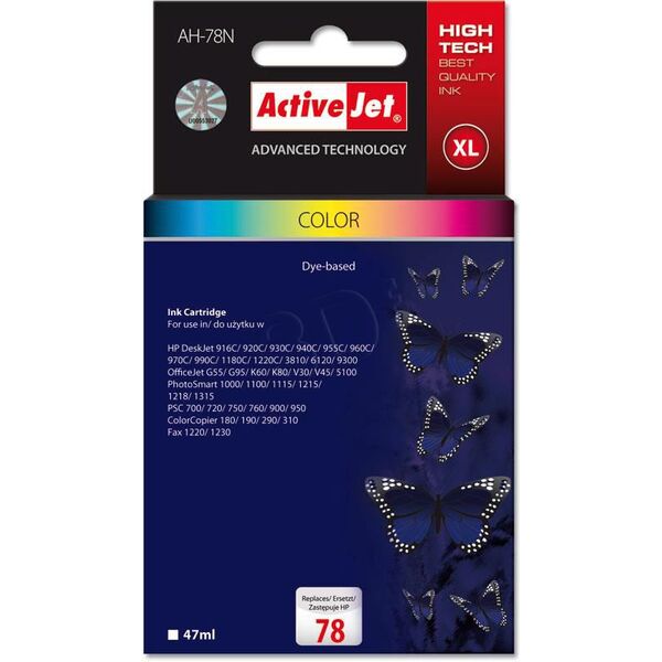 Tusz Activejet tusz AH-78N / C6578D nr 78 (color)