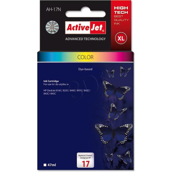 Tusz Activejet tusz AH-625N / C6625A nr 17 (color)