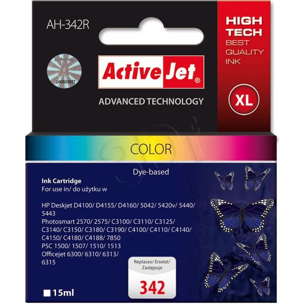 Tusz Activejet tusz AH-342R / C9361EE nr 342 (cyan, magenta, yellow)