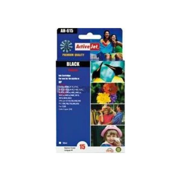 Tusz Activejet tusz AH-15R / C6615N nr 15 (black)