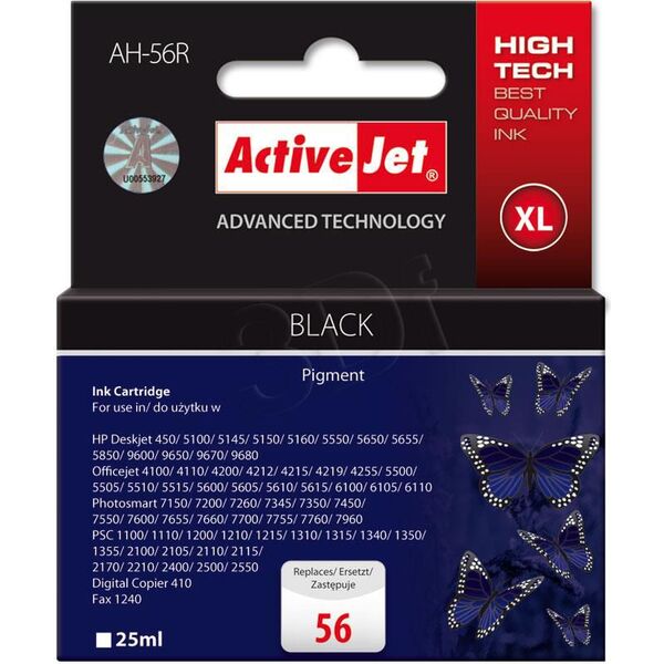 Tusz Activejet tusz AH-56R / C6656AE nr 56 (black)