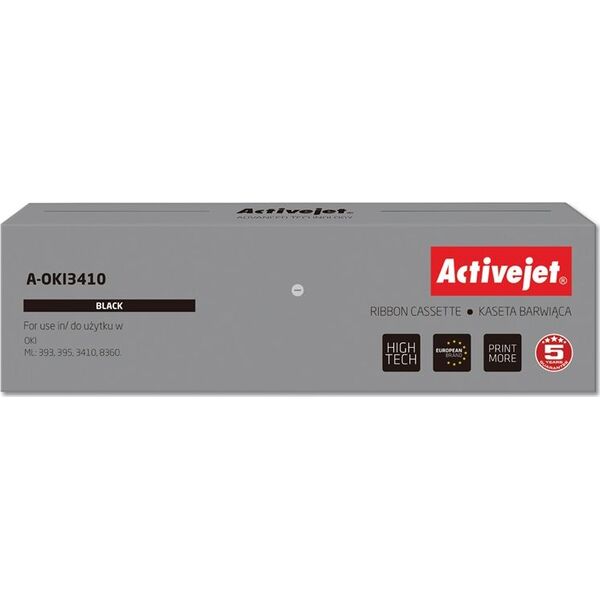 Activejet Taśma do drukarki zastępuje OKI 09002308 czarna (A-OKI3410)