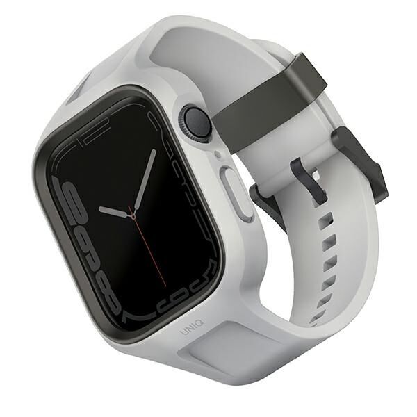 Belt + case UNIQ Monos 2in1 Apple Watch 4/5/6/7/8/9/SE 44/45mm gray/chalk grey