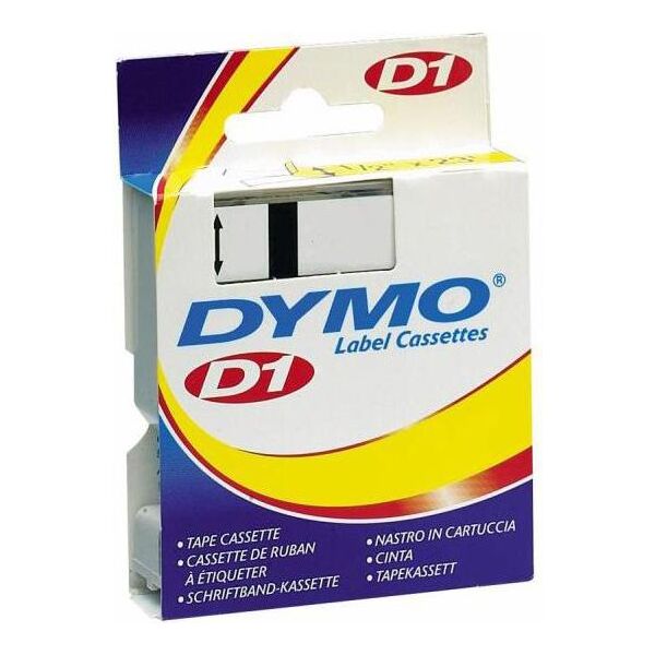 Dymo Taśma D1- 24mm x 7m czarny/ biały