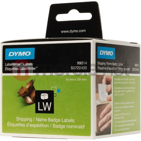 Dymo taśma S0722430 (black on white)