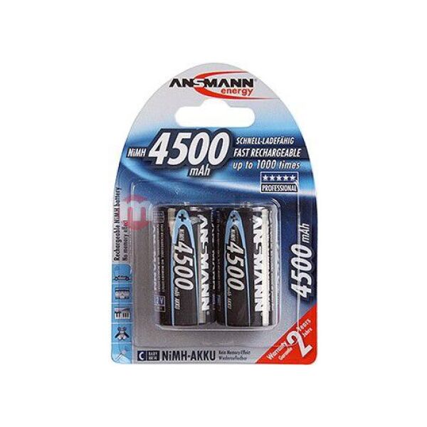 Ansmann Akumulator C / R14 4500mAh 2 szt.