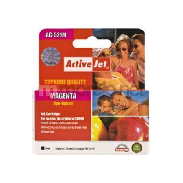 Tusz Activejet tusz ACC-521MN / CLI-521M (magenta)