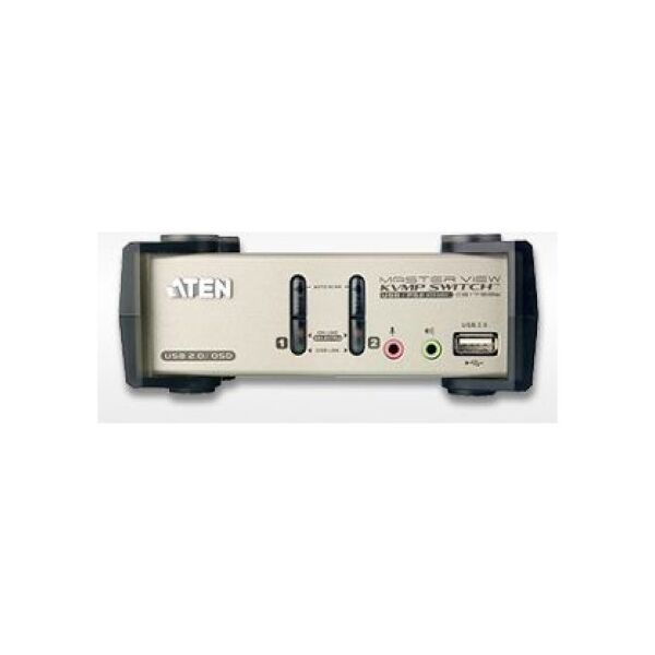Przełącznik Aten 2-Port PS/2-USB VGA/Audio KVMP Switch with OSD