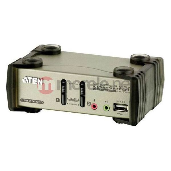 Przełącznik Aten 2-Port PS/2-USB VGA/Audio KVMP Switch with OSD