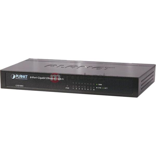 Switch Planet GSD-805 8x 10/100/1000 Mbps