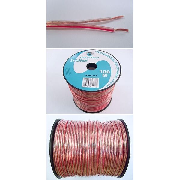 Przewód Cabletech kabel głośnikowy 2x1,50 0,99zł/1m