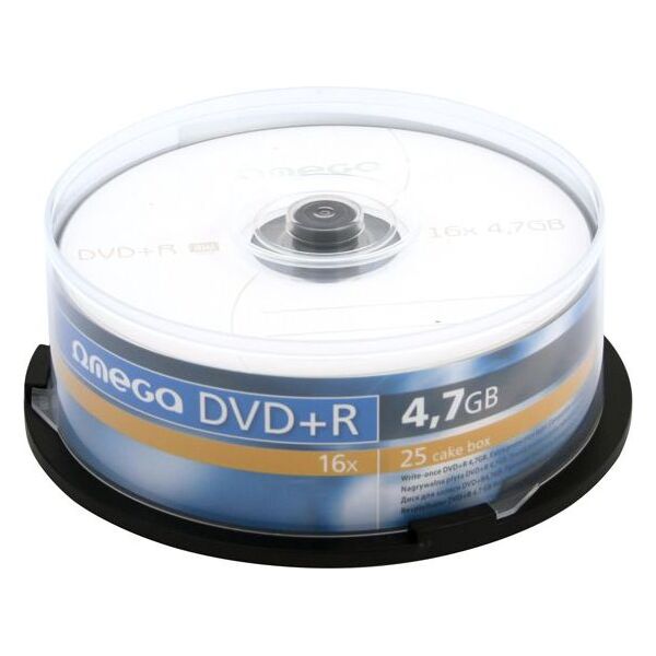 Omega DVD+R 4.7 GB 16x 25 sztuk (56820)