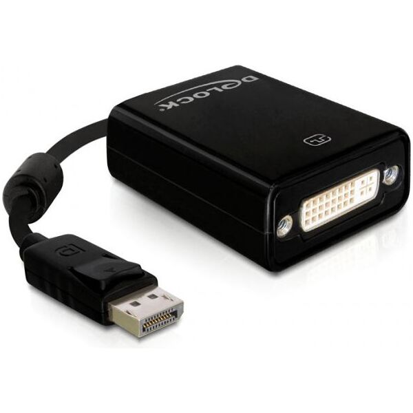 Adapter AV Delock DisplayPort - DVI-I czarny (61847)