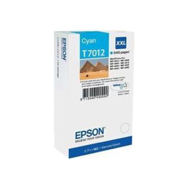 Tusz Epson tusz T7012 (C13T70124010) Cyan