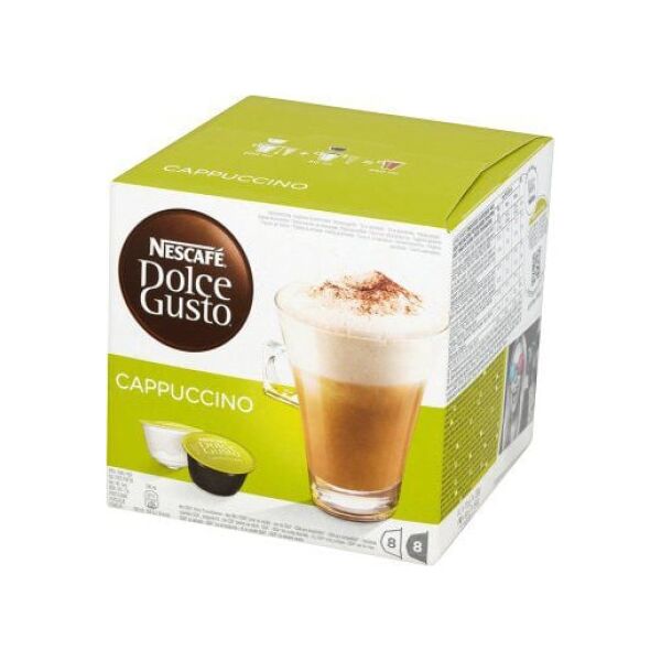 Nestle Dolce Gusto cappuccino 8 zestawów mleko + kawa