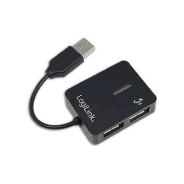 HUB USB LogiLink 4x USB-A 2.0 (UA0139)