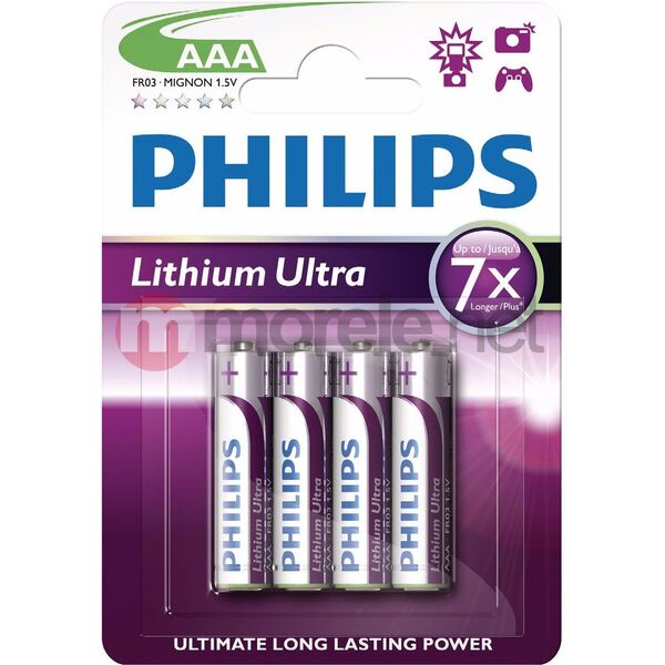 Philips Bateria Ultra AAA / R03 4 szt.