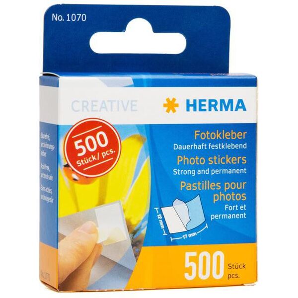 Herma Folie na zdjęcia 20 podwójnych opakowań po 500 sztuk (9370)