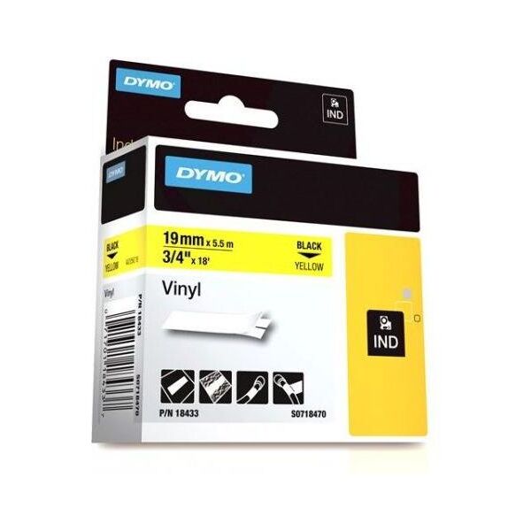 Dymo taśma S0718470 (black on yellow)