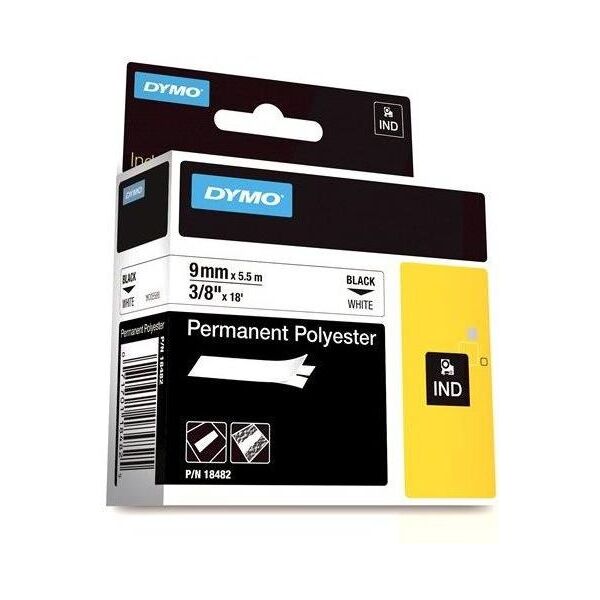 Dymo ETYKIETA RHINO biała 18482 (S0718240)