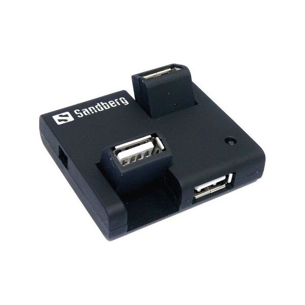 HUB USB Sandberg 4x USB-A 2.0 (13367)