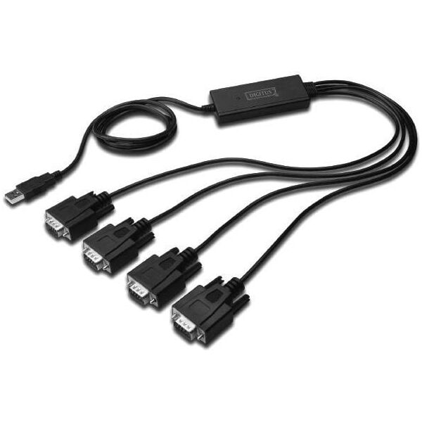 Kabel USB Digitus USB-A - RS-232 1.5 m Czarny (DA70159)