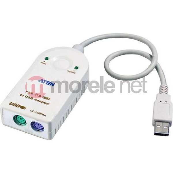 Kabel USB Aten USB-A - 0.3 m Czarny (UC100KMAAT)