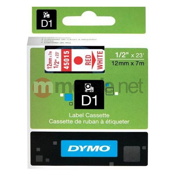 Dymo S0720550 CZERWONY/BIAŁY