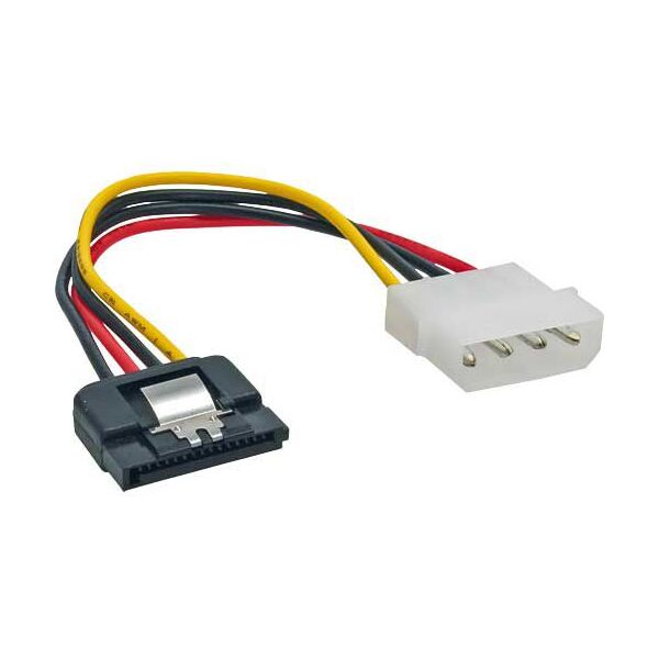 InLine Molex - SATA, 0.15m, Wielokolorowy (29670A)