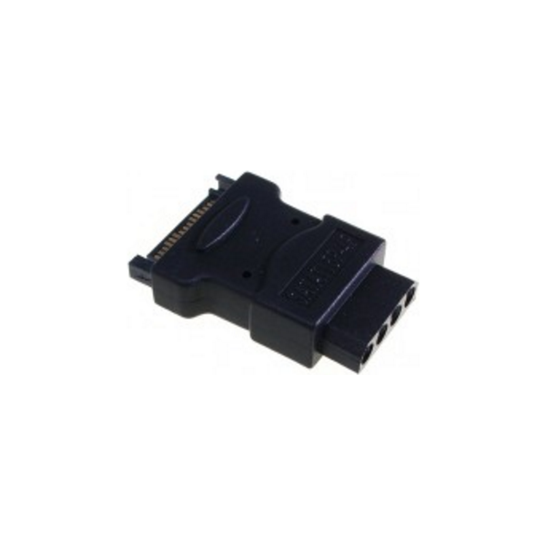 InLine Molex - SATA, Czarny (29677)