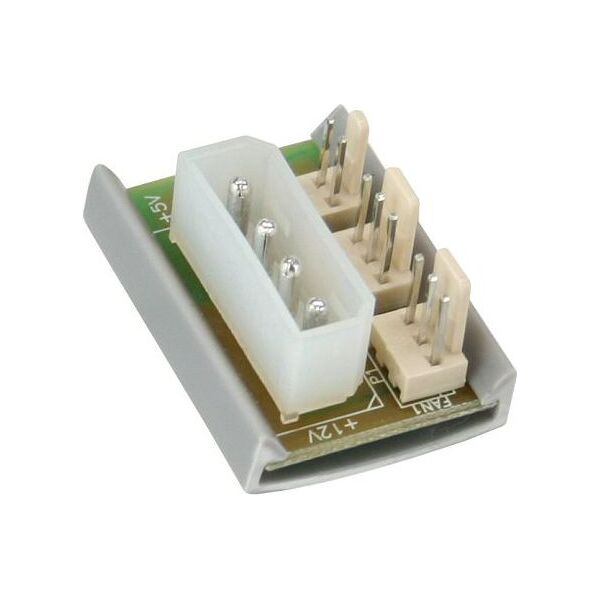 InLine Molex - 3-pin x2, Zielony (33008A)