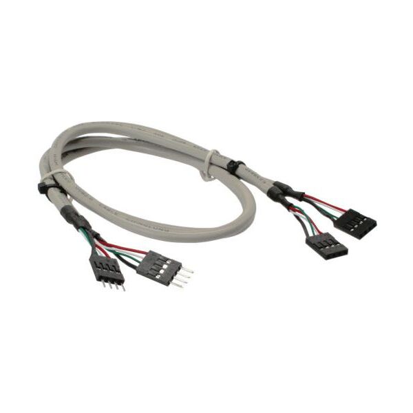 InLine USB 4 pin - USB 4 pin, 0.3m, Szary (33440C)