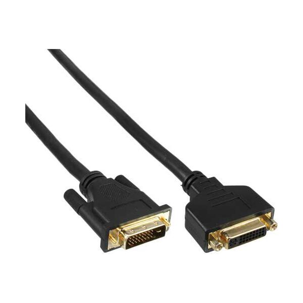 Kabel InLine DVI-D - DVI-D 2m czarny (17773P)
