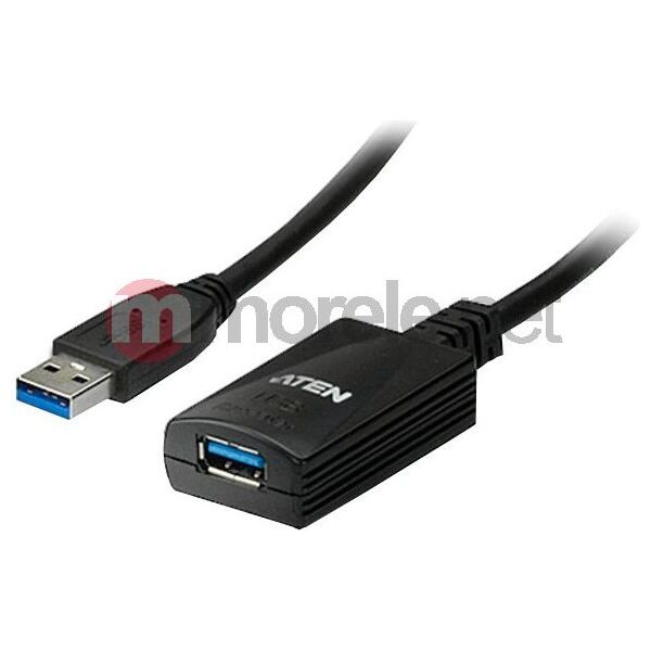 Kabel USB Aten USB-A - USB-A 5 m Czarny (UE350AT)