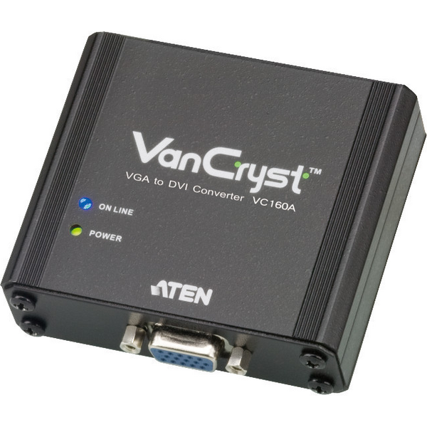 Adapter AV Aten DVI-D - D-Sub (VGA) czarny (VC160AATG)