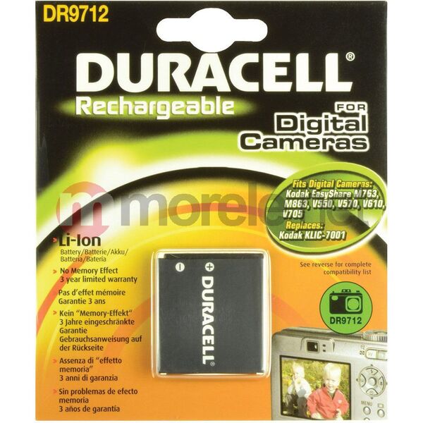 Akumulator Duracell 3.7v 700mAh DR9712