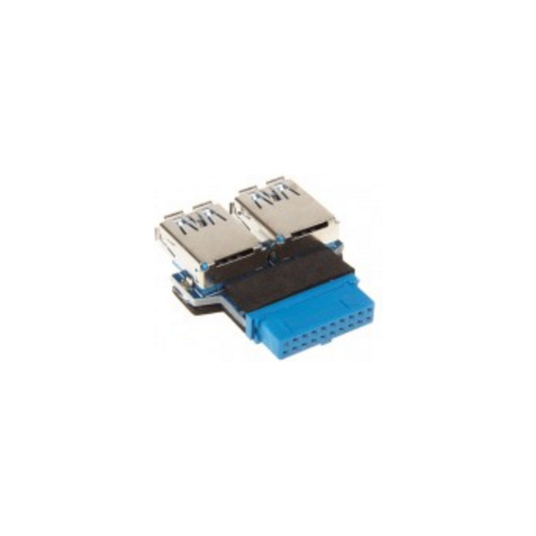 InLine USB zew. - USB wew., Niebieski (33444I)