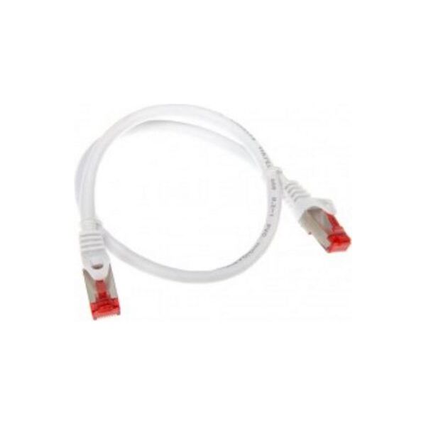 InLine Patchcord, Cat.6, S/FTP, 0.5m, biały (76450W)
