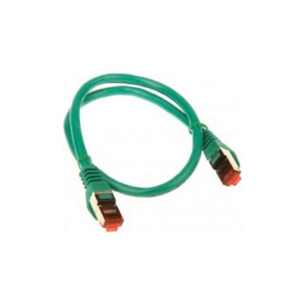 InLine Patchcord, Cat.6, S/FTP, 0.5m, zielony (76450G)