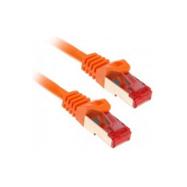 InLine Patchcord, Cat.6, S/FTP, 1m, pomarańczowy (76411O)
