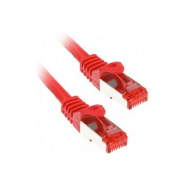InLine Patchcord, Cat.6, S/FTP, 3m, czerwony (76403R)
