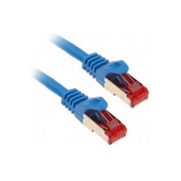 InLine Patchcord, Cat.6, S/FTP, 3m, niebieski (76403B)