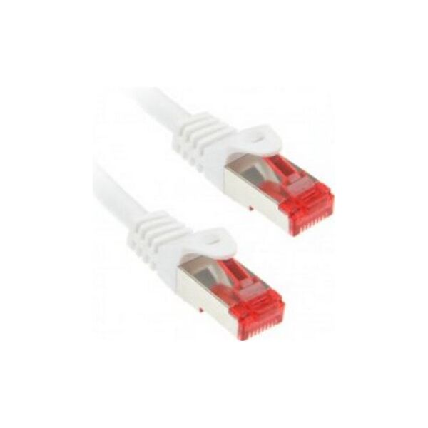 InLine Patchcord, Cat.6, S/FTP, 5m, biały (76405W)