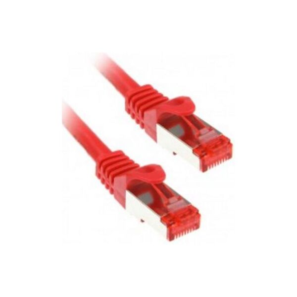 InLine Patchcord, Cat.6, S/FTP, 5m, czerwony (76405R)